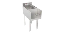 product of Krowne 18-12BD Silver Series Blender Dump Sink, 12" W X 22.5" D