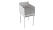 product of Krowne 18-18RD Silver Series 4-Step Raised Liquor Display, 18" W X 22.5" D