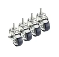 product of Krowne 28-164S Krowne Metric Thread Caster, 3" Polyurethane Wheels
