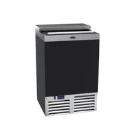 product of Krowne BC24-BG 24" Flat Top Bottle Cooler w/ 1 Sliding Lid, 1 Divider, 5 Cases of 12-oz. Bottles
