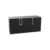 product of Krowne BR72 72" 3 Section Back Bar Cooler with Solid Door