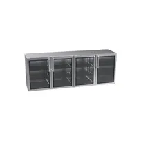 product of Krowne BR96 96" 4 Section Back Bar Cooler with Solid Door