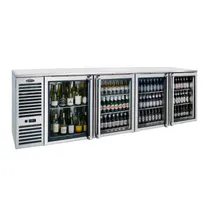product of Krowne BS108 108" 4 Section Back Bar Cooler with Solid Door
