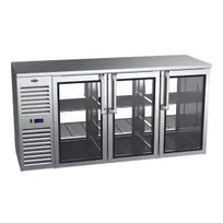 product of Krowne KPT72L 72" Pass-Thru Solid Door Back Bar Cabinet