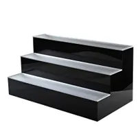 product of Krowne KR-3T24-L 24" Three Tier Royal Series Lighted Countertop Liquor Display, 18 Bottles