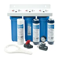 product of Krowne KR-HS3-KIT Krowne Hydrosift Triple Filter Assembly Kit - Includes Triple Filter Assembly with Mounting Bracket