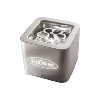product of Krowne KR-LC2GF-TT 8" Countertop CO2 Glass Froster Stainless Steel, Sanitizes & Frosts, 12V Battery