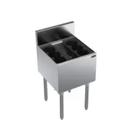 product of Krowne KR19-18DP-7 18" Underbar Ice Bin/Cocktail Unit w/ 73 lbs., 7-Circuit Cold Plate