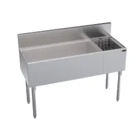 product of Krowne KR19-M48L-10 48" Bottle Well Bin Underbar Ice Bin/Cocktail Station w/ 110 lb Ice Bin