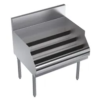product of Krowne Metal KR24-30RD Underbar Bottle Storage Display Unit, 30"W x 24"D