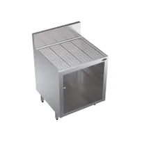 product of Krowne KR24-GSB1 24" Underbar Glass Rack Storage Unit w/ Drainboard Top, Rack Slides