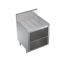 product of Krowne KR24-GSB3 24" Underbar Glass Rack Storage Unit w/ Drainboard Top, 2-Rack Capacity