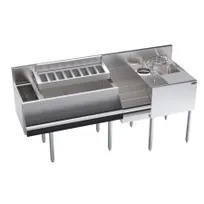 product of Krowne KR24-MX70-10 70" Blender Station Underbar Ice Bin/Cocktail Station w/ 10 Circuit - 92 lbs
