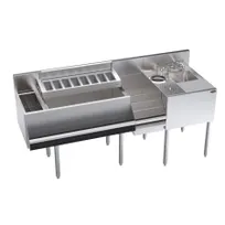 product of Krowne KR24-MX70 70" Blender Station Underbar Ice Bin/Cocktail Station, 92 lbs - Center