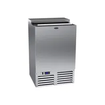 product of Krowne MC24S 24" Glass Froster Stainless Steel, 95 Mug Capacity, Underbar, Sliding Top Door
