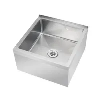 product of Krowne MS-2424 24" Mop Sink, 21"W x 21"L x 9"D Bowl