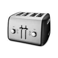 product of KitchenAid KMT4115OB 4 Slice Toaster w/ Manual High-Lift Lever, Onyx Black Color