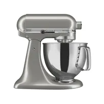 product of KitchenAid KSM150PSCU Artisan Series 5-qt Tilt-Head Stand Mixer, 10-Speed, Contour Silver
