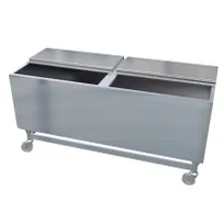 product of LaCrosse BB48 Beverage Counter, 48'W X 24"D, Mobile, (2) Sliding Covers