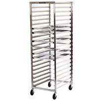 product of Lakeside 129 41 Pan End Load Full Height Stainless Steel Bun / Sheet Pan Rack w/ 1-7/16" Bottom Load Slides