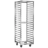 product of Lakeside 172 18 Pan End Load Full Height Stainless Steel Bun / Sheet Pan Rack w/ 3" Bottom Load Slides