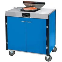product of Lakeside 2065 Creation Express Station Mobile Cooking Cart w/ 1 Induction Burner, Filtration System