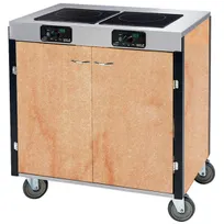 product of Lakeside 2070 Creation Express Station Mobile Cooking Cart w/ 2 Induction Burner, No Filtration System