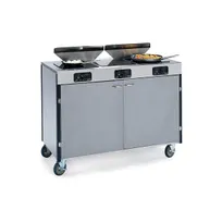 product of Lakeside 2085 Creation Express Station Mobile Cooking Cart w/ 3 Induction Burner, 2 Filtration System