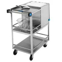 product of Lakeside 230 Stainless Steel Mobile Ice Bin, 50 lb, Silver