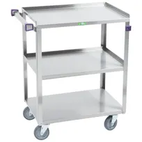 product of Lakeside 411 Stainless Steel 3 Shelf Utility Cart w/ 500 lbs Capacity