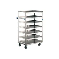 product of Lakeside 438 Stainless Steel Economy Tray Delivery Cart with w/ 7 Shelves