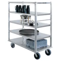product of Lakeside 4567 Extreme Duty Aluminum Queen Mary Banquet Cart w/ 5 Shelves, 12" Spacing