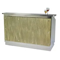 product of Lakeside 76110 Wilson 50 lb. Ice Bin (2) 7-Bottle Speed Rail-60" Portable Bar