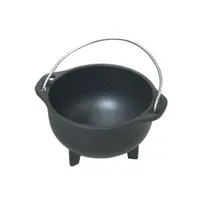 product of Lodge HCK Country Kettle - 1-Pint, 4-7/8" Dia., 3-1/16" H, Cast Iron, Heat-Treated, Oven & Grill Safe