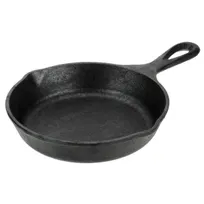 product of Lodge L3SK3 Skillet 6-11/16" Round Cast Iron Griddle, 1-3/8" Height, Induction & Oven Safe Made USA