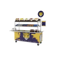 product of LTI CPC-74 Molded Fiberglas Cold Pack Cart w/ 7 Freezer Packs - 74-3/8" x 30" x 34"