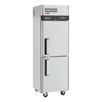 product of Turbo Air M3RF19-2-N(-L) 25" 1-Section Reach-In Refrigerator Freezer Combo w/ 2 Half Solid Doors