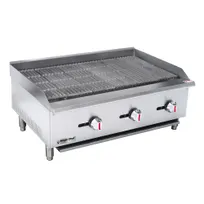product of Magic Chef M36CB 36" Countertop Gas Radiant Charbroiler w/ (3) Burners, 90.000 BTU
