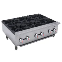 product of Magic Chef M36HP 36" Countertop Gas Hotplate with (6) Burners, 150.000 BTU