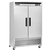 product of Maxx Cold MCR-49FDHC 54" 2-Section Reach-In Refrigerator w/ 2 Solid Doors, Bottom Mount, Stainless Steel, 43 cu. ft