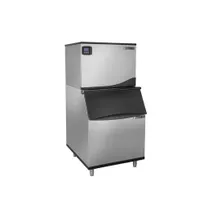 product of Maxx Ice MIM370NH-B470 Ice Maker, 30", 373 Lb/Day Cube, Black, Air-Cooled, 470 Lb Bin, ENERGY STAR
