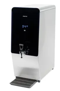 product of Marco 1000765US (MT25) Countertop Water Boiler, 220V, 7.3 Gallons or 156 Cups Per Hour Output