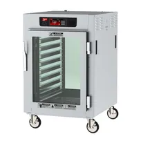 product of Metro C585L-SFC-LPFC "Half Height" 2-Door Glass Heated Holding Cabinet, 1440W, 304 Stainless Steel, Lip Load Slides