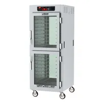 product of Metro C589L-SDC-UPDC Full Height 4-Door Dutch Door Heated Holding Cabinet, 17×18"×26" Pan Capacity, 304 Stainless Steel