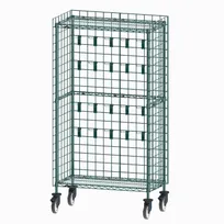product of Metro CR183670-UTNK3 Mobile Pot Utensil Rack, 49-60" Wide, 70" High, Epoxy Coated Steel, NSF