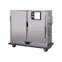 product of Metro MBQ-150D 55"-60" 2-Door Steel Heated Cabinet, 150 Capacity, 1650W 120V, Timer, 6" Casters