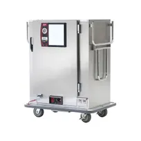 product of Metro MBQ-72 1-Door Heated Banquet Cabinet, 49"-54" H, 72 Plate Capacity, Stainless Steel, 1650W