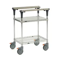 product of Metro MS1848-FGBR PrepMate® MultiStation w/ Solid Galvanized and Brite Zinc Wire Shelving