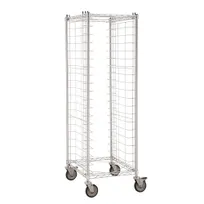 product of Metro RE3S Stainless Steel Mobile End-Load Wire Tray Rack / Drying Rack