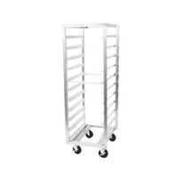 product of Metro RF23N 11 Pan Aluminum End Load Roll-In Refrigerator Pan Rack with 5" Slide Spacing